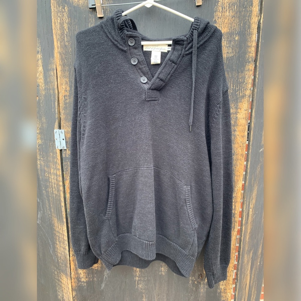 H&M Men’s Hooded Sweater Hoody Black XL